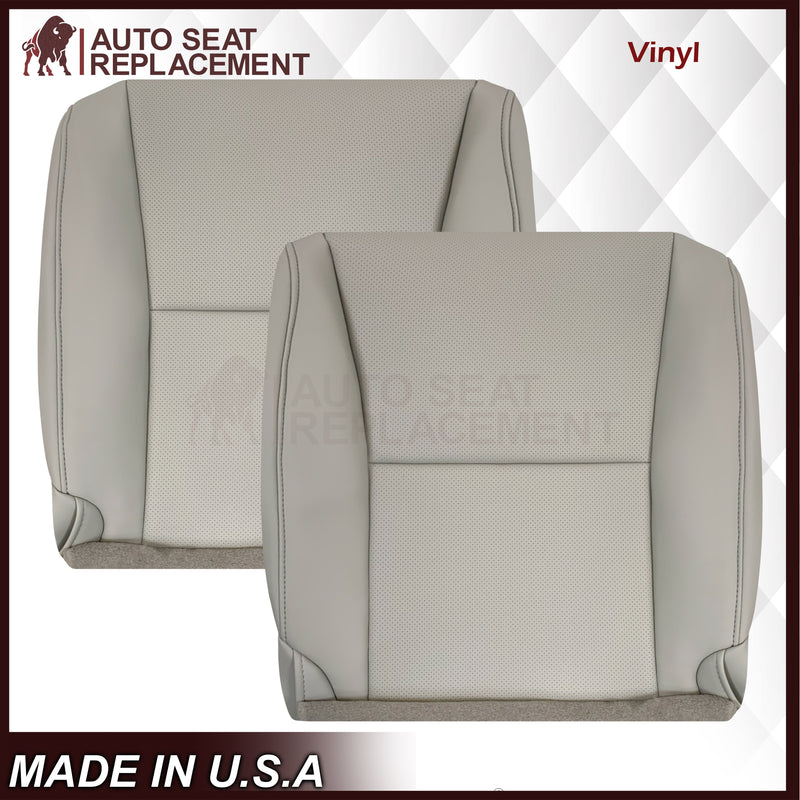 2010-2015 Lexus RX350 RX450H Replacement Synthetic Leather Seat Covers: Gray Perforated