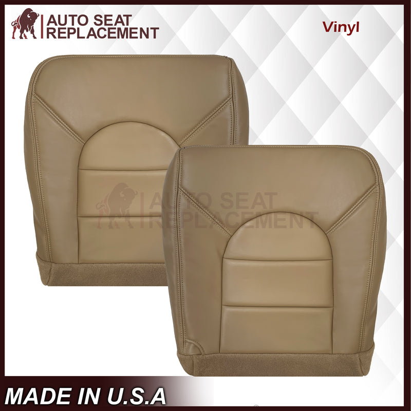 1998-1999 Ford F250 F350 Lariat Super Duty Replacement Seat Cover In Prairie "Tan" - Auto Seat Replacement