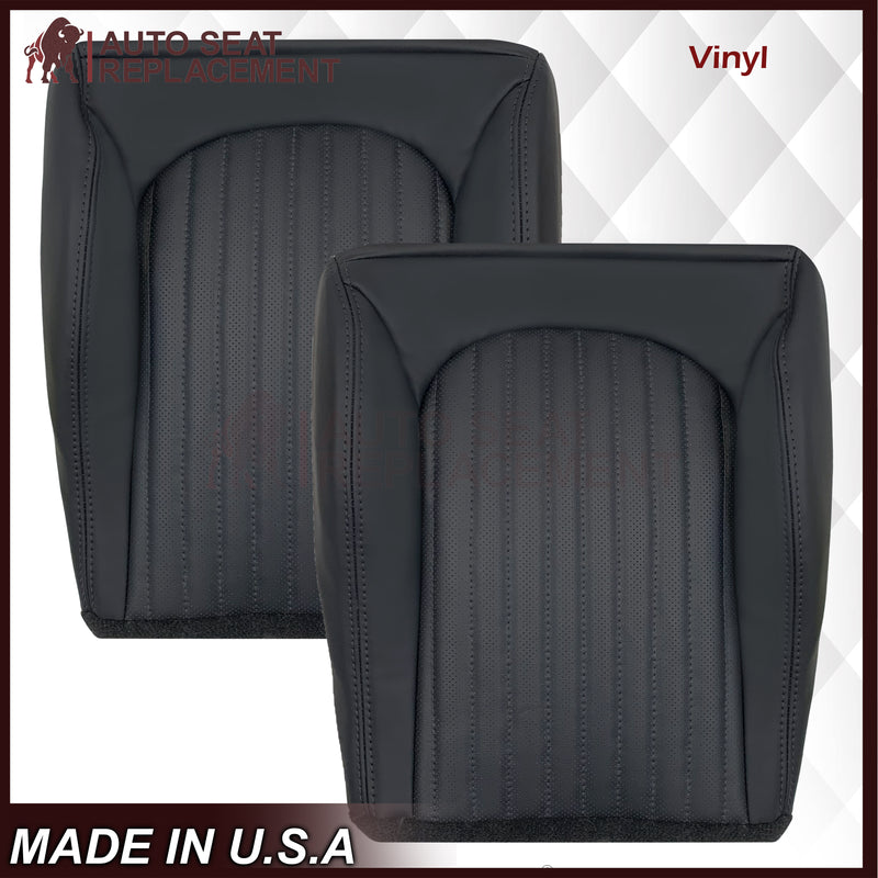 1999-2004 Ford Mustang V6/GT 2001 Bullitt Replacement Seat Covers In Ebony Black
