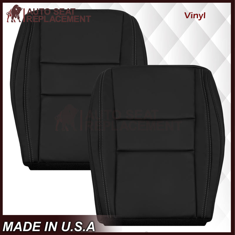 2011-2021 Jeep Grand Cherokee Overland Replacement Seat Cover: Black, Perforated