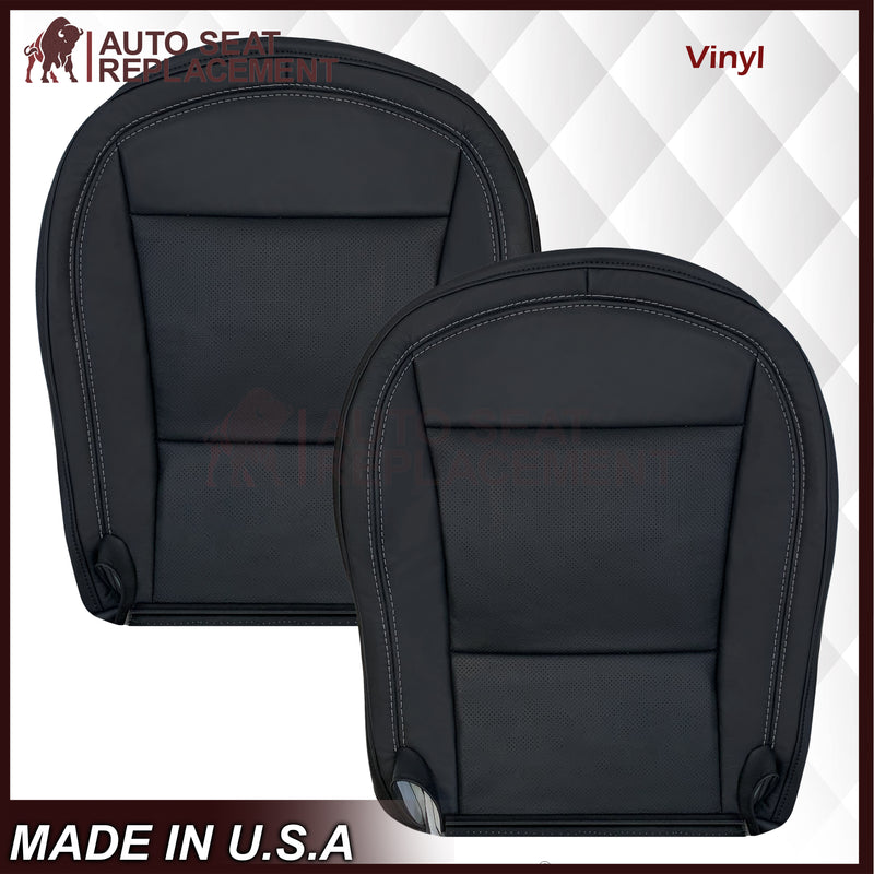 2005 - 2013 Chevy Corvette Replacement Seat Covers: Z7 Black Perforated