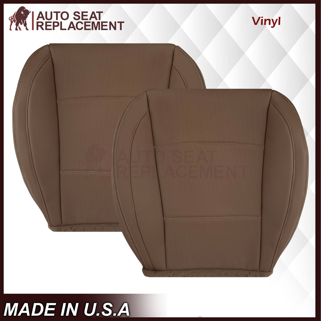 2015-2017 Subaru Outback Replacement Brown Perforated Seat Covers: Choose Your Side