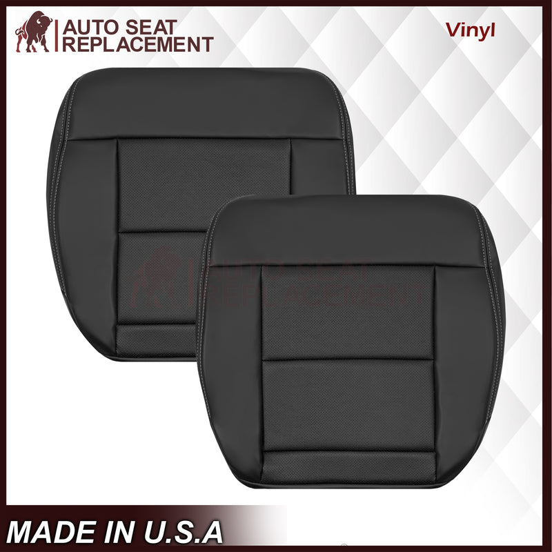 2010-2016 Mercedes-Benz E200 E300 E350 Black Perforated MB-Tex Style Synthetic Leather Replacement Seat Covers