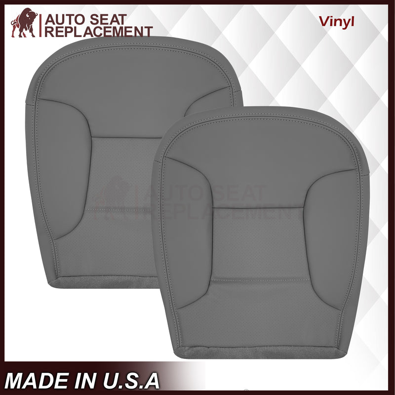 1992 - 1996 Ford Bronco Eddie Bauer Synthetic Leather Seat Cover In Gray - Auto Seat Replacement