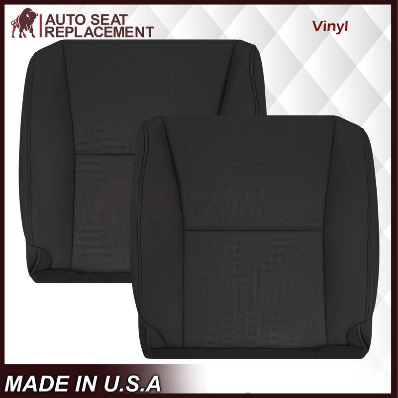 2010-2015 Lexus RX350 RX450H Replacement Synthetic Leather Seat Covers: Black Perforated