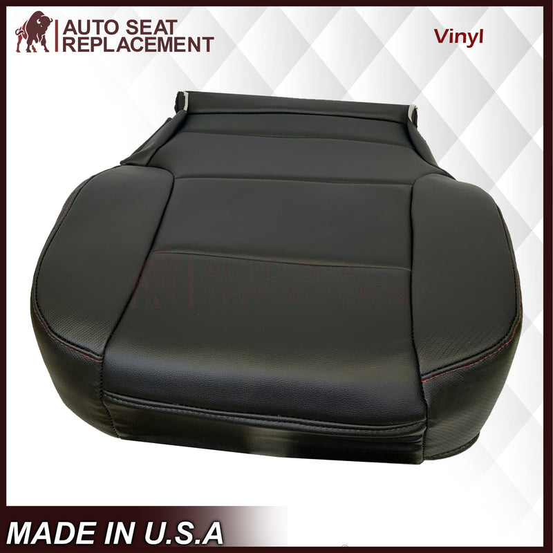 2014 - 2019 GMC Sierra All-Terrain Black Leather Replacement New Front Seat Covers