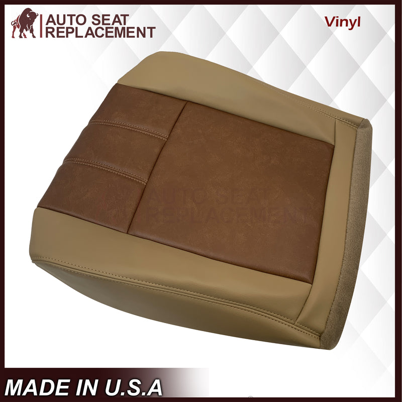 2009-2018 Ford E350 E450 E550 Econoline Van Replacement Seat Covers In 2 Tone Tan