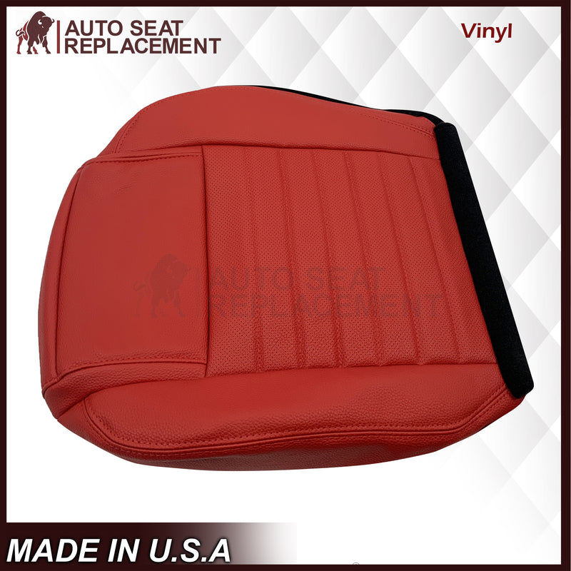 2005-2009 Ford Mustang Synthetic Leather Replacement Seat Cover In Crimson Red : Choose From Variation - Auto Seat Replacement