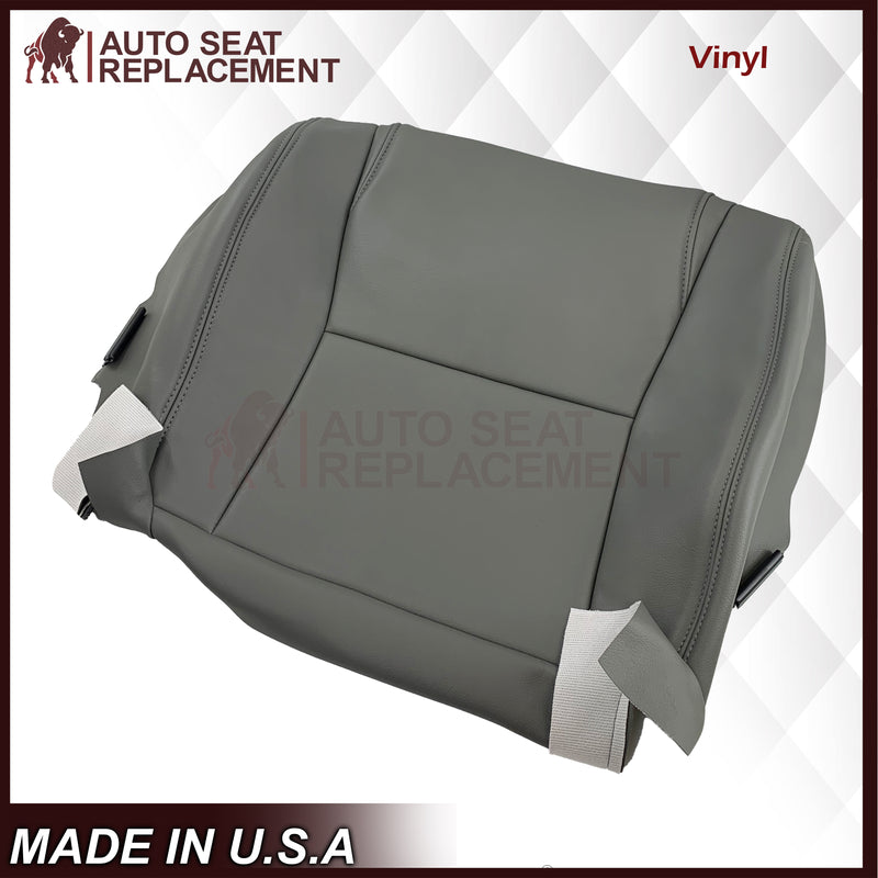 2007 - 2013 Toyota Sequoia SR5 Driver OR Passenger Side Top and Bottom Replacement Seat Covers In Gray: Choose your material