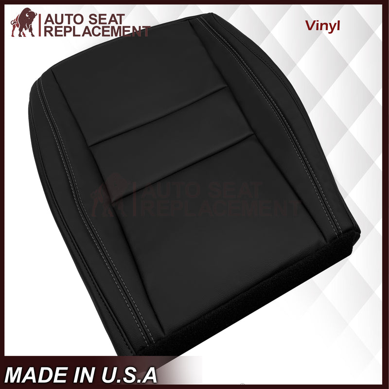 2011-2021 Jeep Grand Cherokee Overland Replacement Seat Cover: Black, Perforated