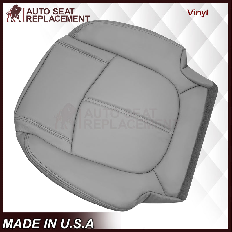 2008-2012 Buick Enclave Second Row Bottom Replacement Seat Covers In Gray: Choose Leather or Syn. Leather - Auto Seat Replacement