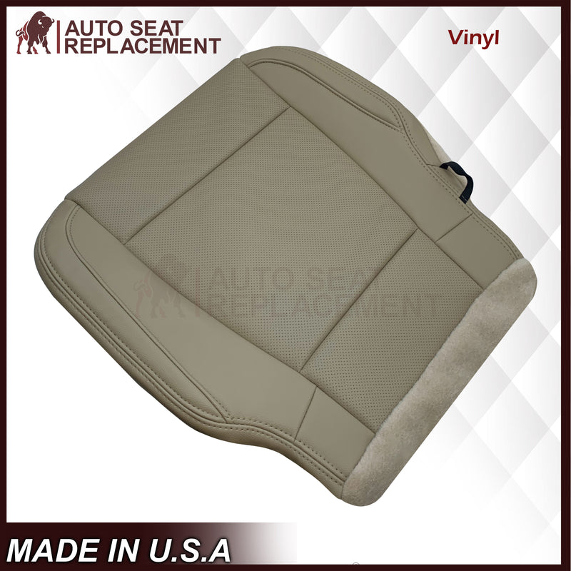 2015-2017 Ford F-150 Lariat Light Cashmere Tan Replacement Seat Covers in Genuine Leather or Synthetic Leather: Choose your pieces