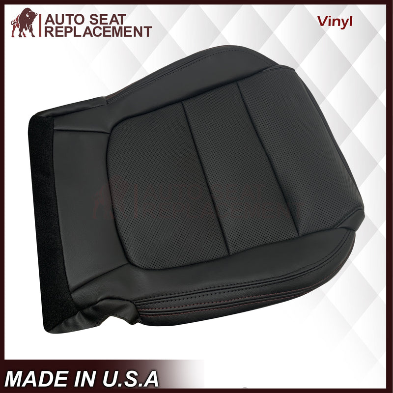 2013 to 2015 For Mazda CX-5 Driver Passenger Black Perforated Leather Seat Cover