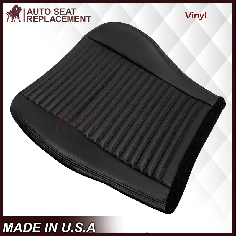 2003-2004 Ford Mustang Mach 1 ONE Replacement Leather Seat Cover in Ebony Black: Choose From Variation - Auto Seat Replacement