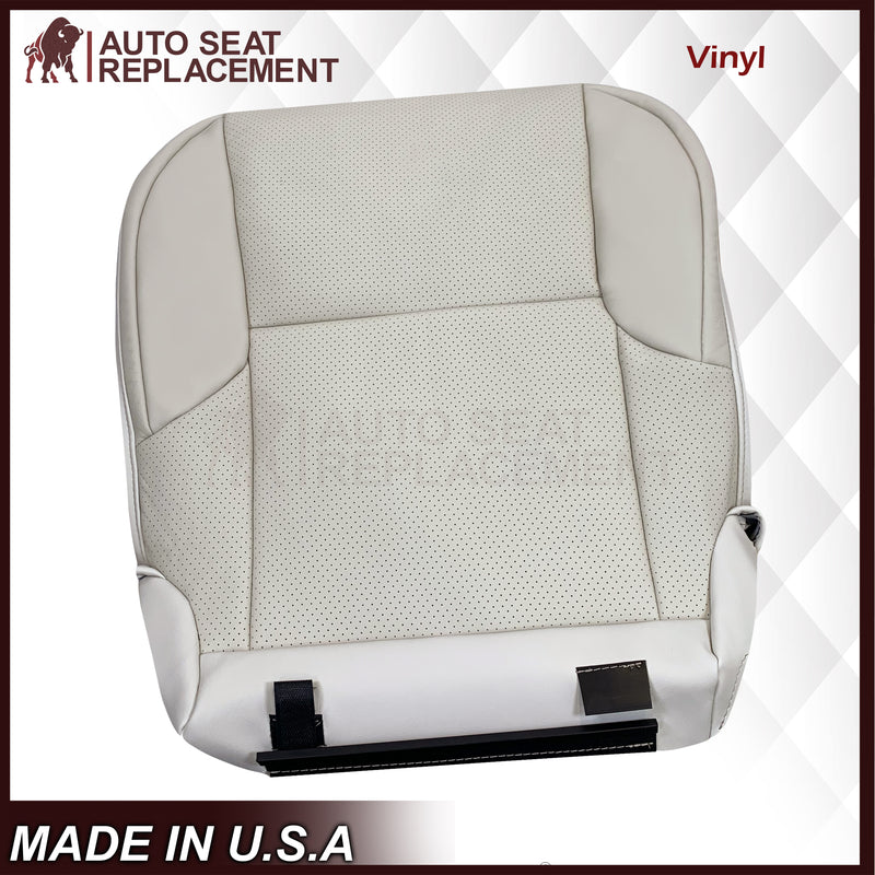 2010-2017 Lexus GX460 Replacement Perforated Synthetic Leather Seat Cover In Ecru “Off-White/Cream”