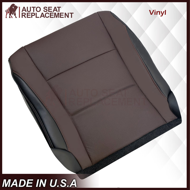 2016-2022 Lexus RX350 RX450h - Bottom GENUINE Leather Seat Cover: Brown Perforated
