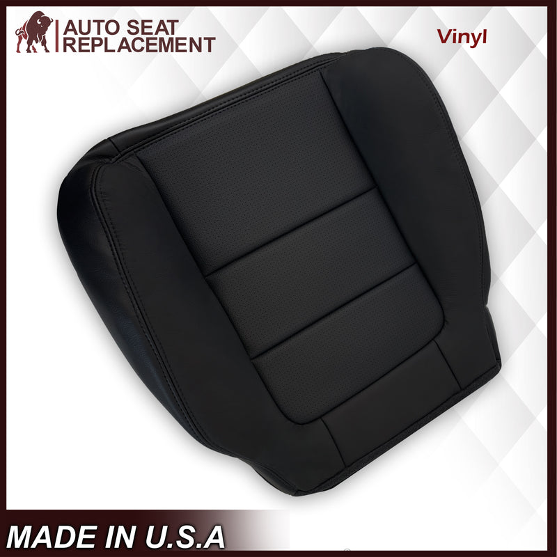 2001 2002 2003 Ford F350/F250 Lariat Extended Cab Perforated Seat Cover in Black: Choose Leather OR Vinyl