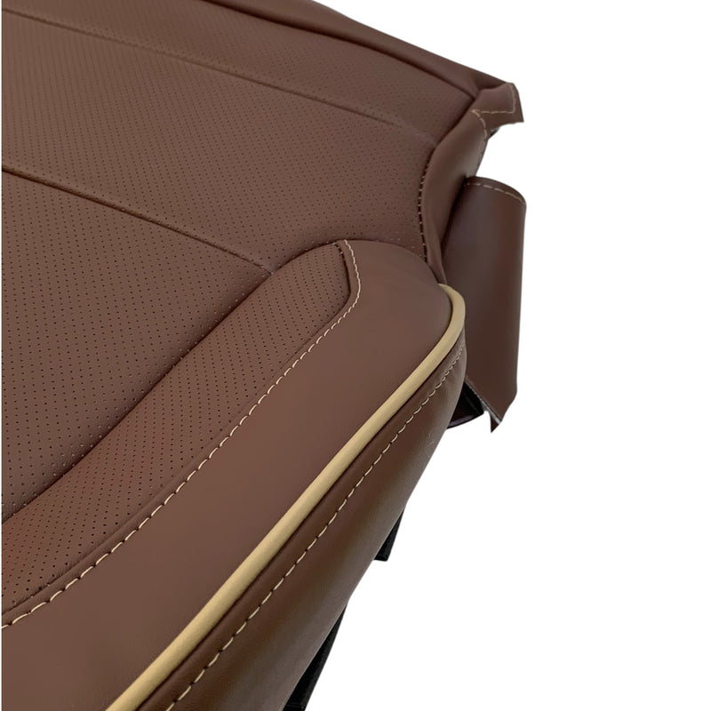 2014-2018 Chevy Silverado High Country Perforated Bottom Seat Cover in Synthetic Leather - Auto Seat Replacement