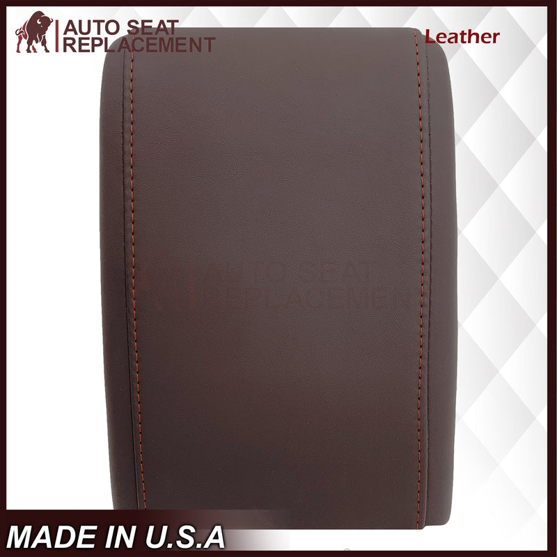 2016-2022 Lexus RX350 RX450h -Genuine Leather Replacement Center Console Lid Cover: Brown