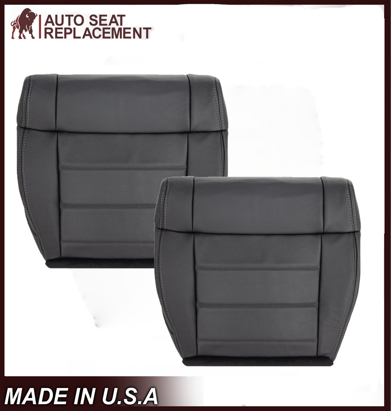 2008 - 2012 Jeep Wrangler Driver and Passenger Side Bottom Replacement Seat Covers