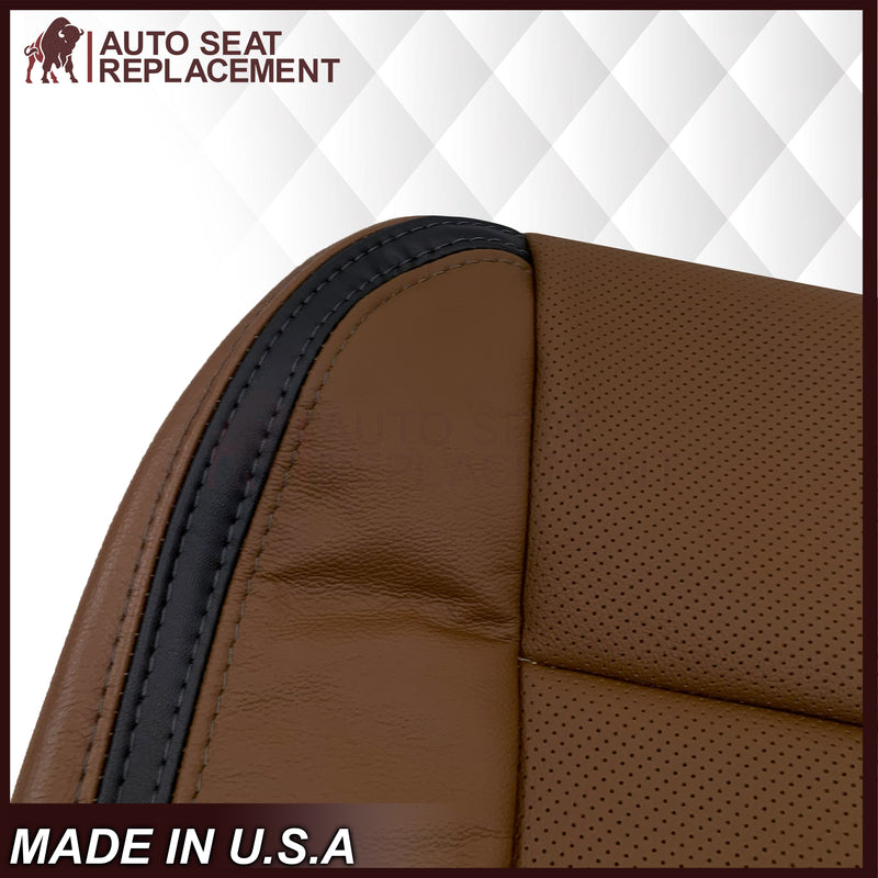 2013-2016 Ford F-250 F-350 F-450 F-550 Platinum Edition Replacement Seat Cover In Pecan Brown: Choose From Variants - Auto Seat Replacement