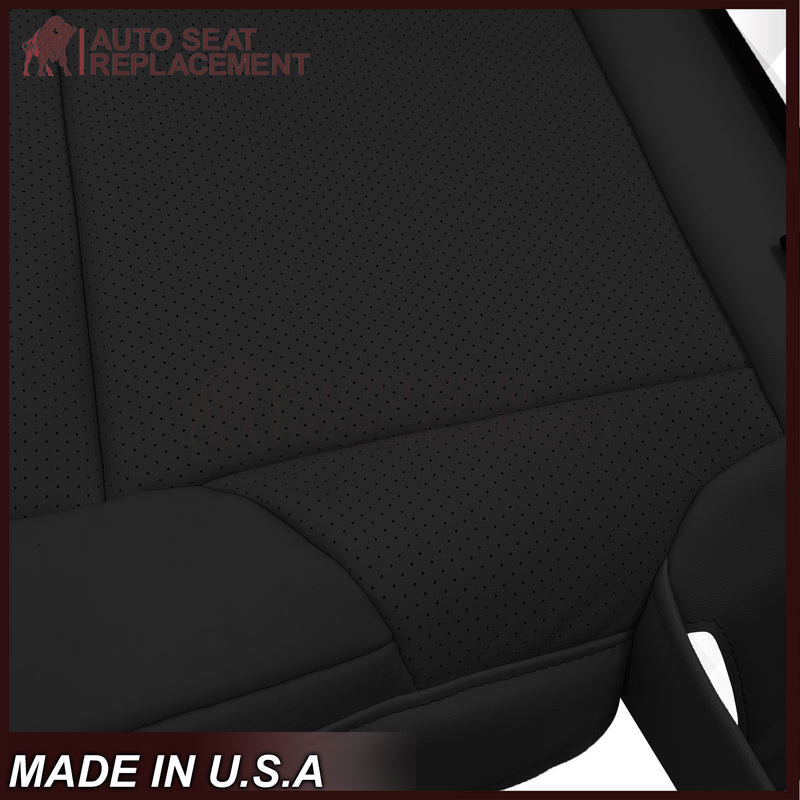 2010-2013 Lexus GX460 Replacement Perforated Synthetic Leather Seat Cover In Black