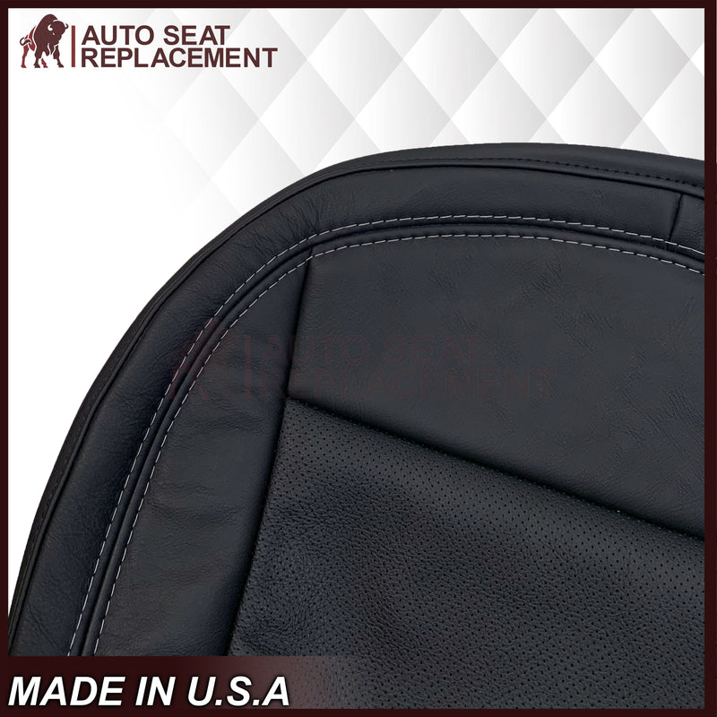 2005 - 2013 Chevy Corvette Replacement Seat Covers: Z7 Black Perforated