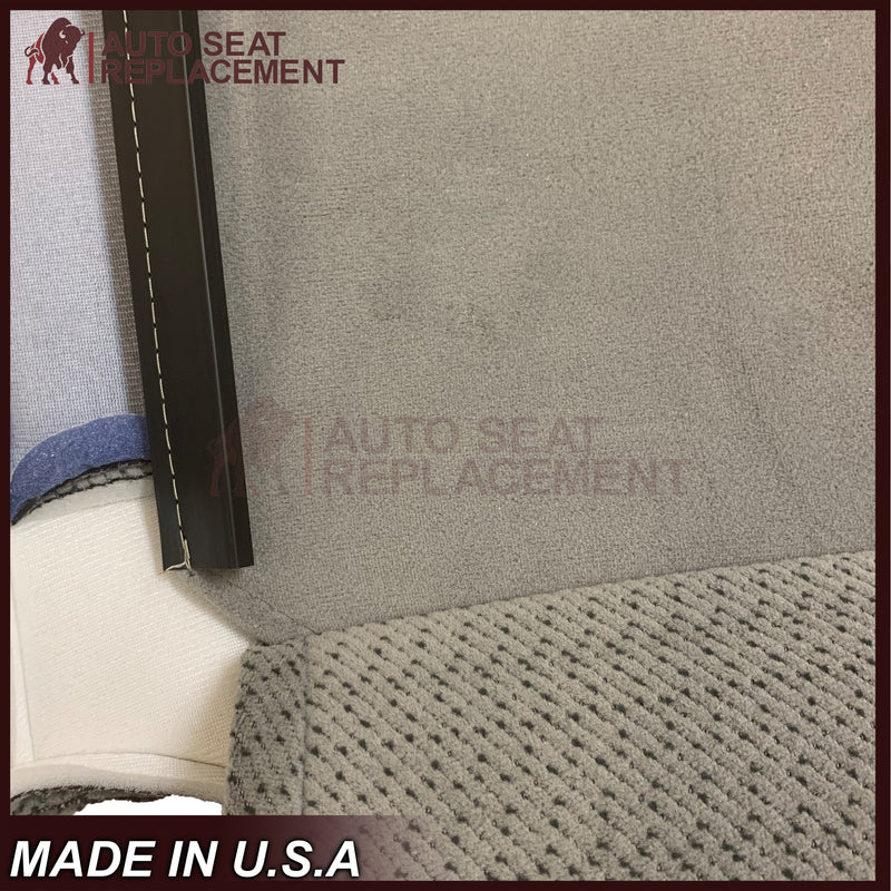 1995 - 1999 Chevy Tahoe & Suburban Gray Cloth Replacement Front Seat Covers ( Pewter Gray )