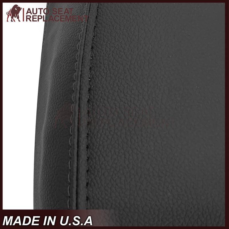 2002 - 2008 Dodge Ram 1500 2500 3500 Console Lid Armrest Synthetic Leather Cover In Very Dark Gray - Auto Seat Replacement