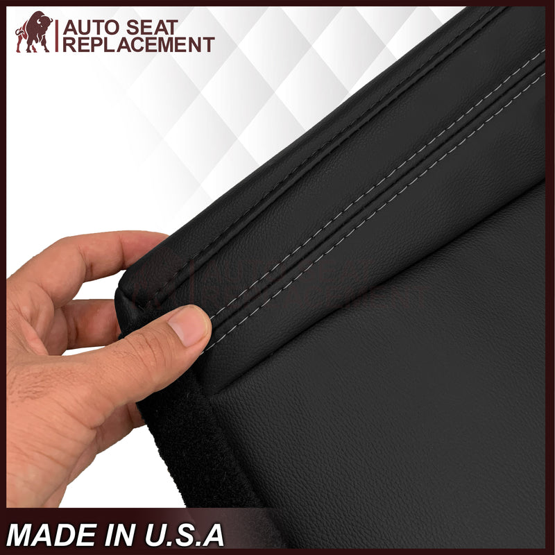 2011-2021 Jeep Grand Cherokee Overland Replacement Seat Cover: Black, Perforated