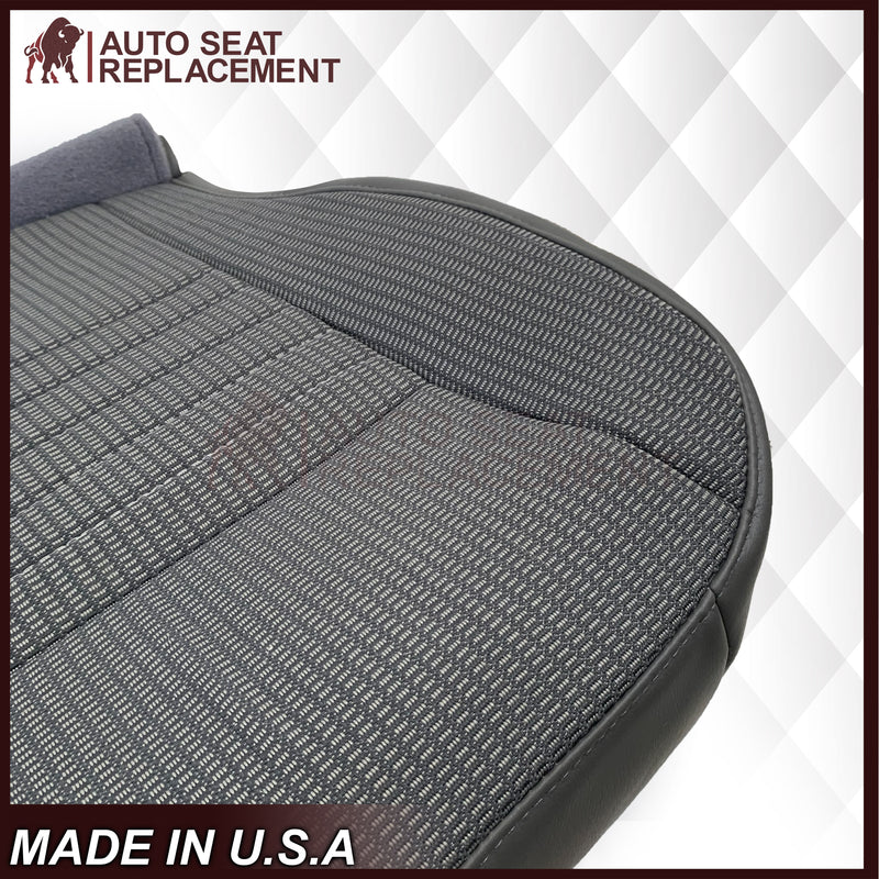 2006-2009 For Dodge Ram 1500 Regular Cab Bottom Gray Cloth Seat Cover - Auto Seat Replacement