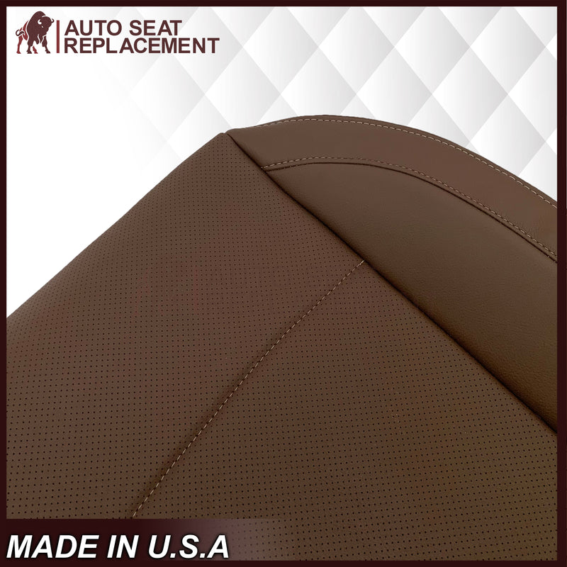 2015-2017 Subaru Outback Replacement Brown Perforated Seat Covers: Choose Your Side