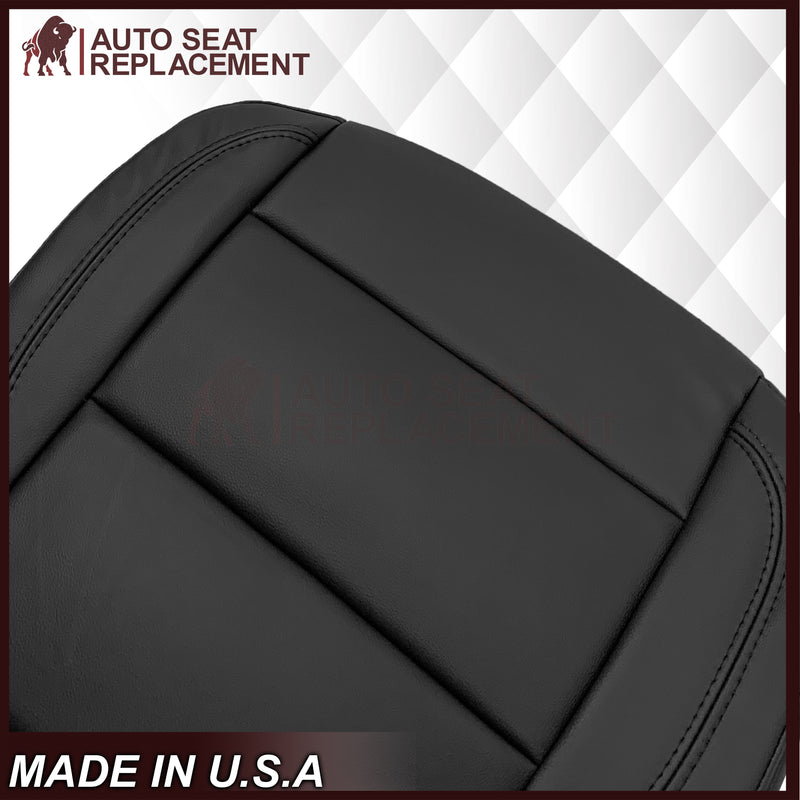 2019-2023 Chevy Tahoe, Suburban Solid Leather Replacement Seat Cover In Black - Auto Seat Replacement