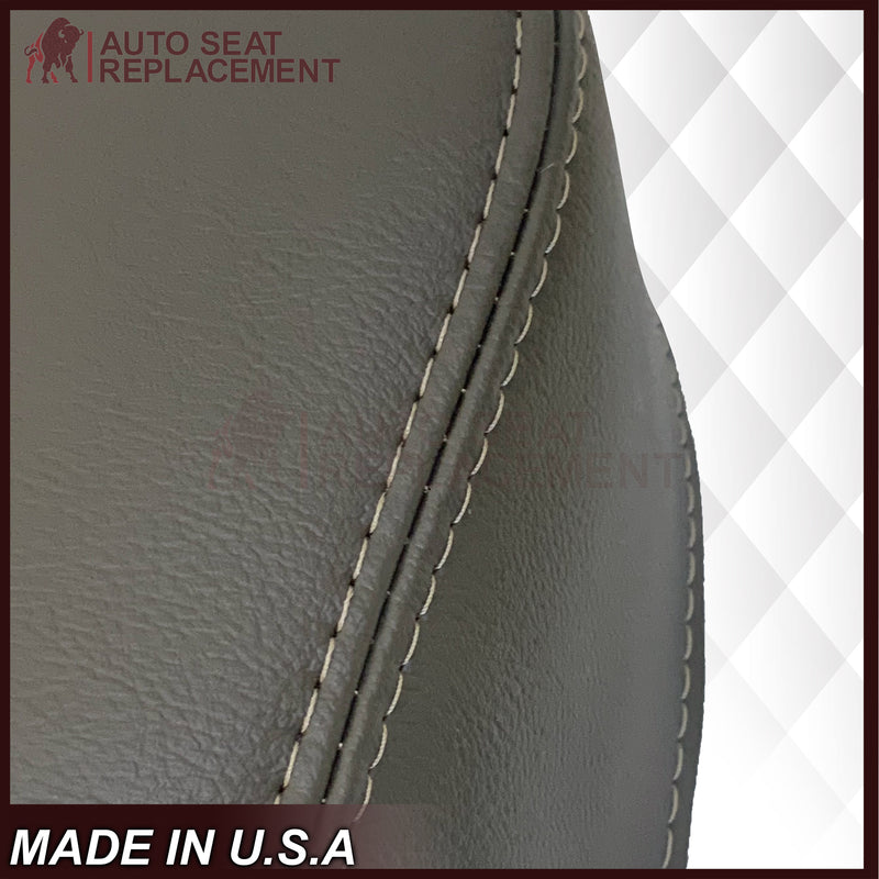 2002 - 2008 Dodge Ram 1500 2500 3500 Console Lid Armrest Synthetic Leather Cover In Gray - Auto Seat Replacement