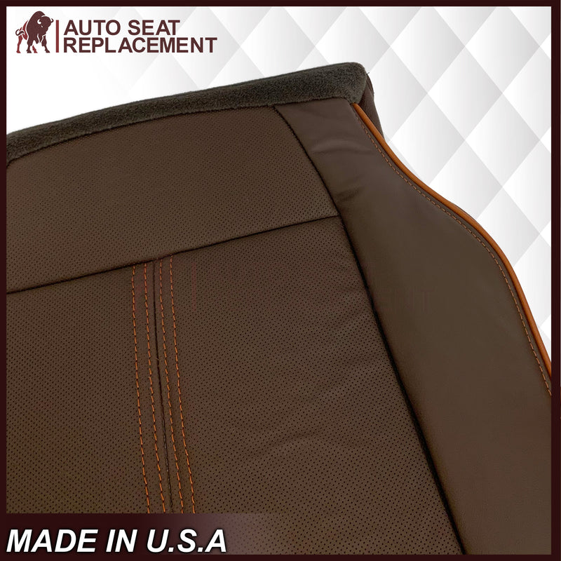 2017 - 2023 Ford F250 F350 King Ranch Leather Bottom Seat Cover In King Ranch