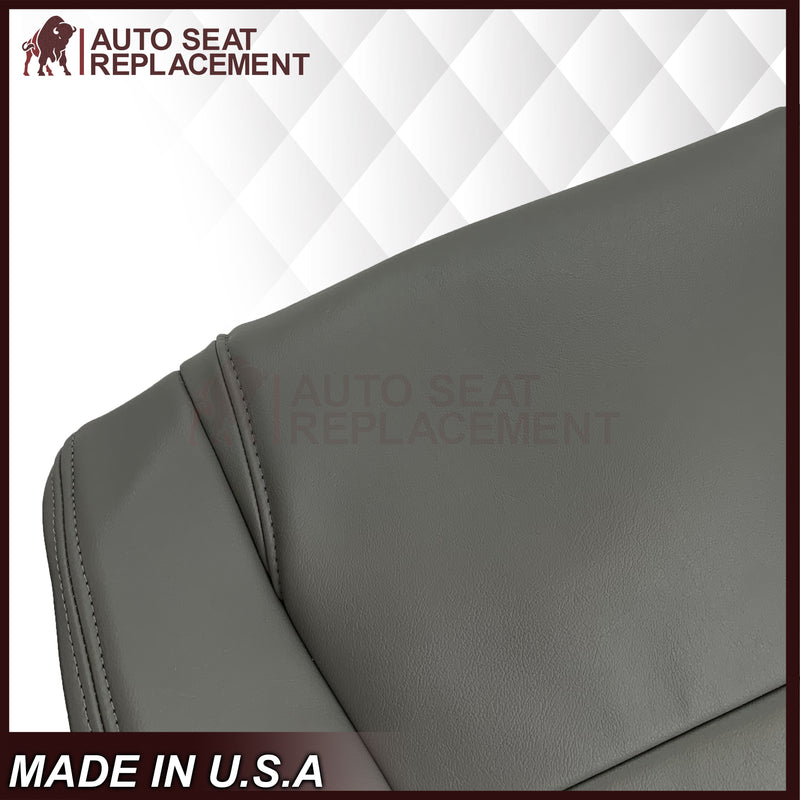 2007 - 2013 Toyota Sequoia SR5 Driver OR Passenger Side Top and Bottom Replacement Seat Covers In Gray: Choose your material