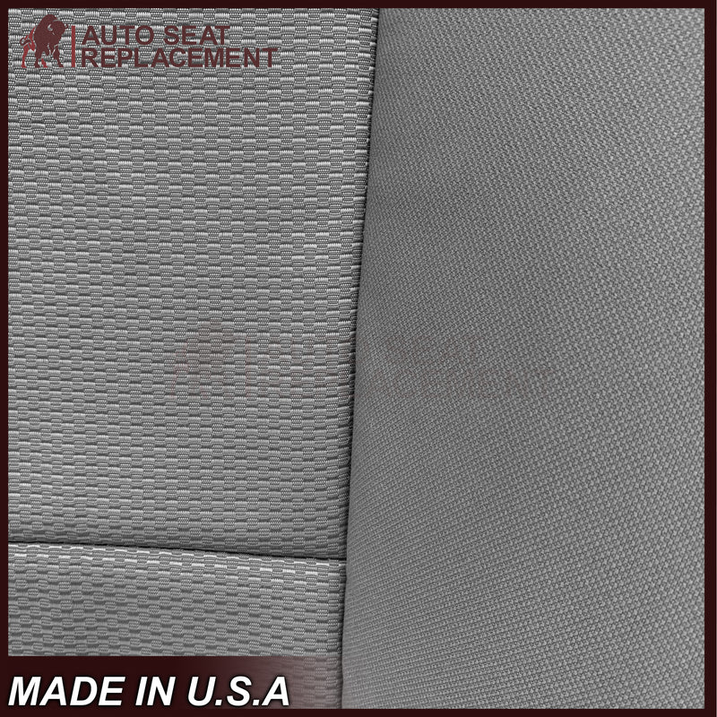 2014-2019 Chevy Silverado LS LT Z71 Replacement Cloth Seat Cover: Gray - Auto Seat Replacement
