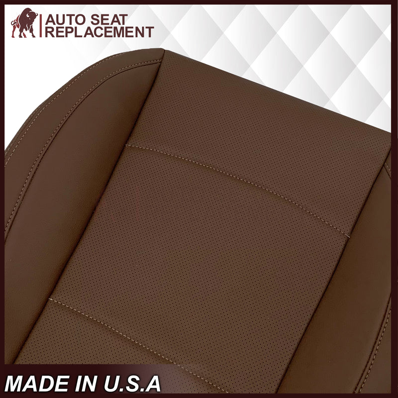 2015-2017 Subaru Outback Replacement Brown Perforated Seat Covers: Choose Your Side