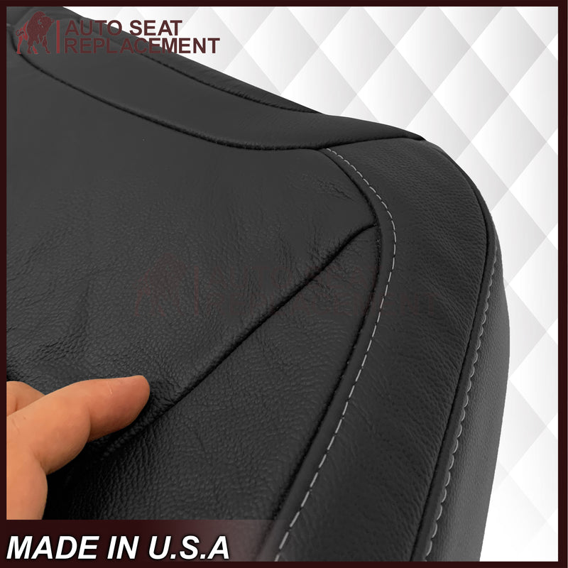 2015-2022 Chevy Colorado LT ZR2 LTZ LS Replacement Seat Covers In Black: Choose In Leather or Vinyl