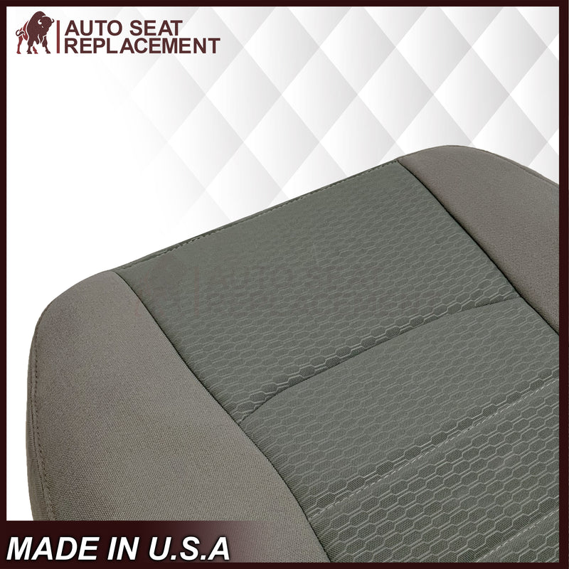 2013-2018 Dodge Ram ST Tradesman Bottom or Top Replacement Seat Cover: Cloth Diesel Gray