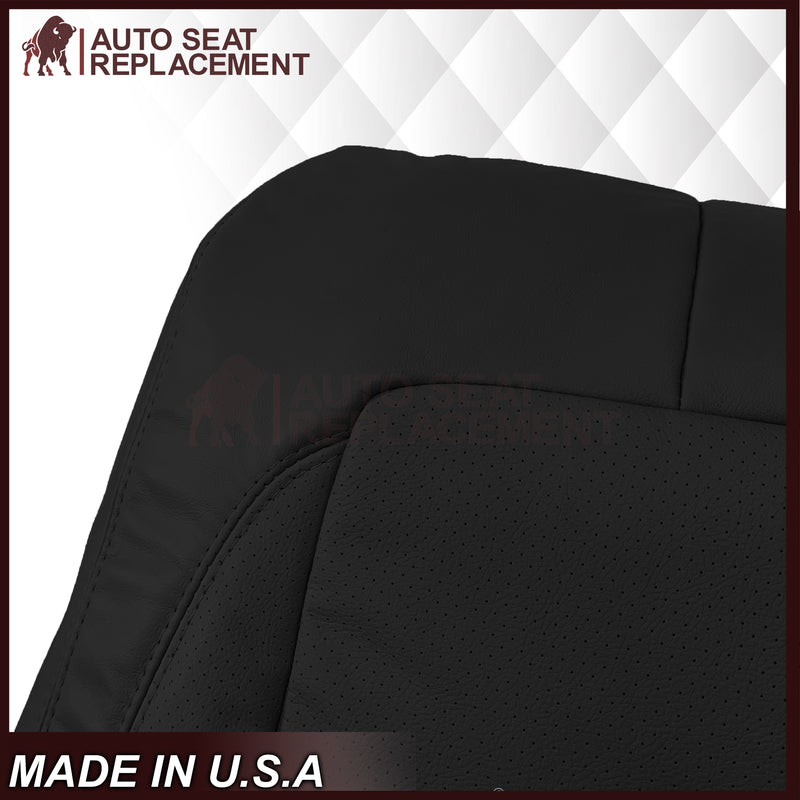 2007 - 2010 Jaguar XK XK-R Genuine Leather OR Synthetic Leather Seat Covers In Black