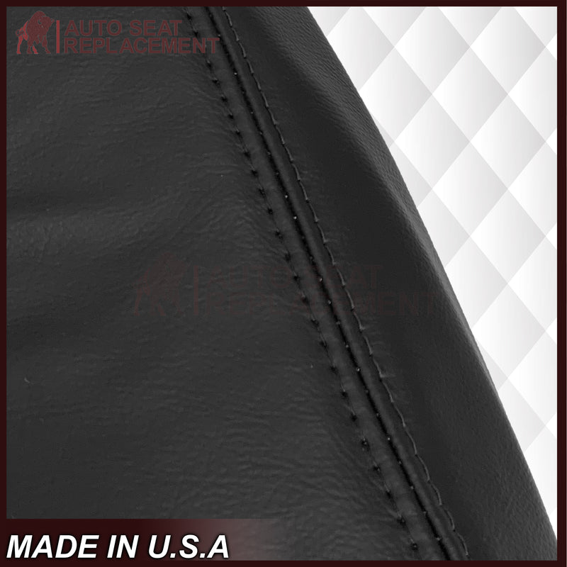 2003-2004 Ford Mustang Mach 1 ONE Replacement Leather Seat Cover in Ebony Black: Choose From Variation - Auto Seat Replacement
