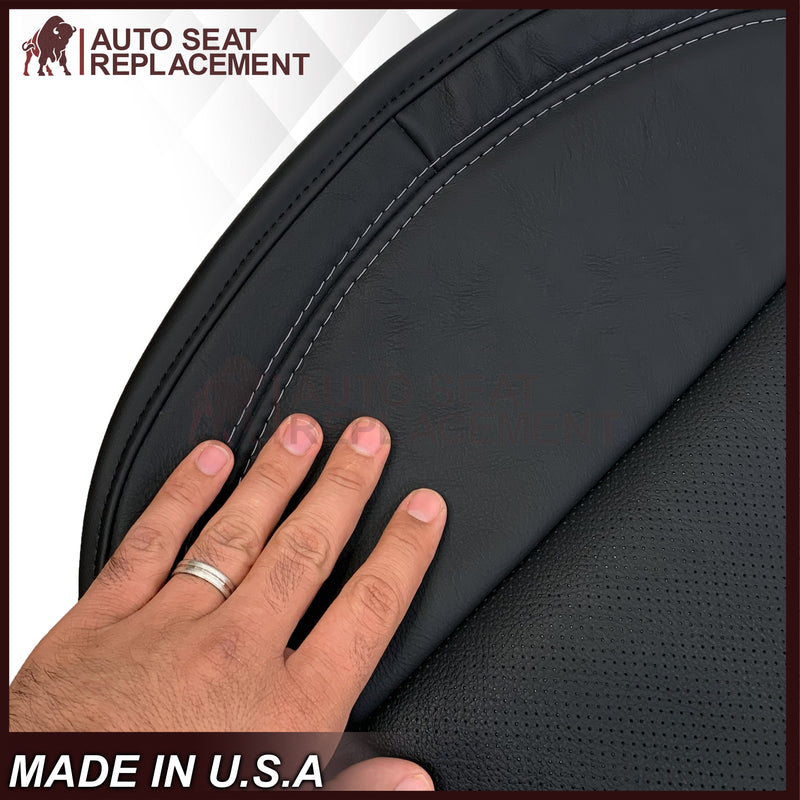 2005 - 2013 Chevy Corvette Replacement Seat Covers: Z7 Black Perforated