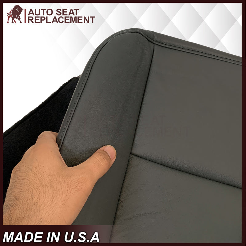2007-2014 Ford Expedition XLT Replacement Synthetic Leather or Genuine Leather Seat Cover: Dark Gray