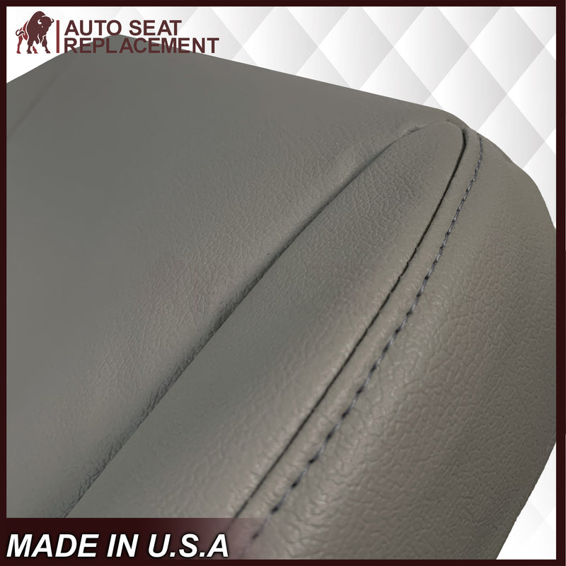 2007 - 2013 Acura MDX Driver Or Passenger Replacement Seat Covers: Non-Perforated Gray
