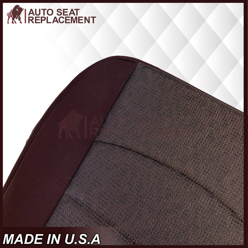 2013 - 2018 Dodge Ram 1500 2500 SLT Outdoorsman Bottom Cloth Seat Cover Brown