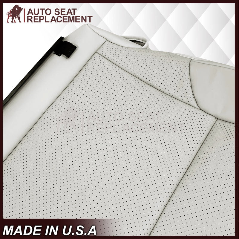 2010-2017 Lexus GX460 Replacement Perforated Synthetic Leather Seat Cover In Ecru “Off-White/Cream”