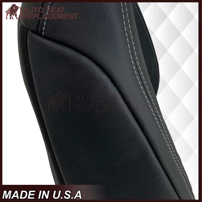 2017-2021 Ford F250 XLT Replacement Seat Covers In Charcoal Black - Auto Seat Replacement