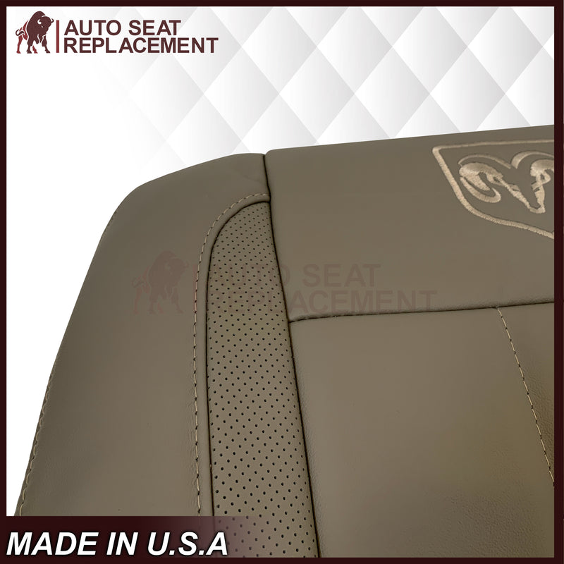 2006-2009 Dodge Ram 3500 Laramie Replacement Seat Cover: Med Khaki Tan
