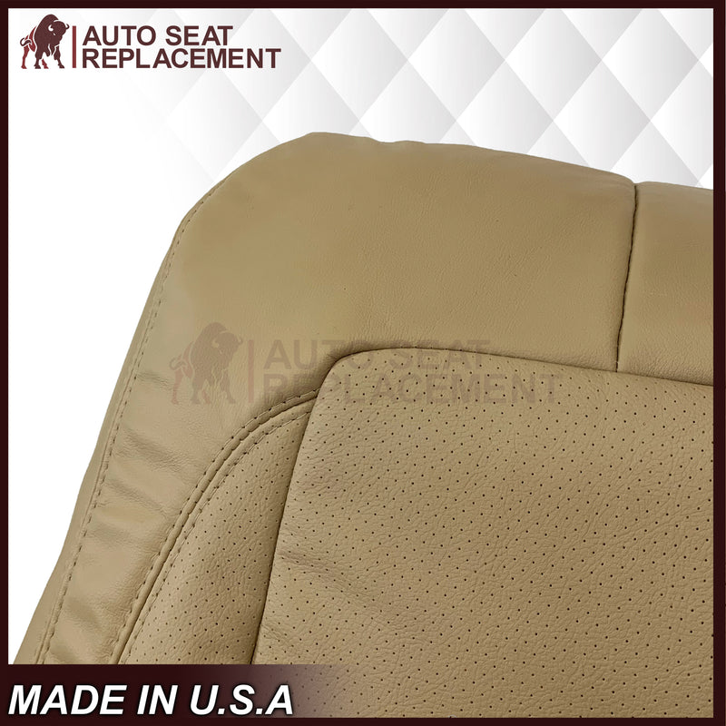 2007 - 2010 Jaguar XK XK-R Genuine Leather OR Synthetic Leather Seat Covers In Caramel Tan